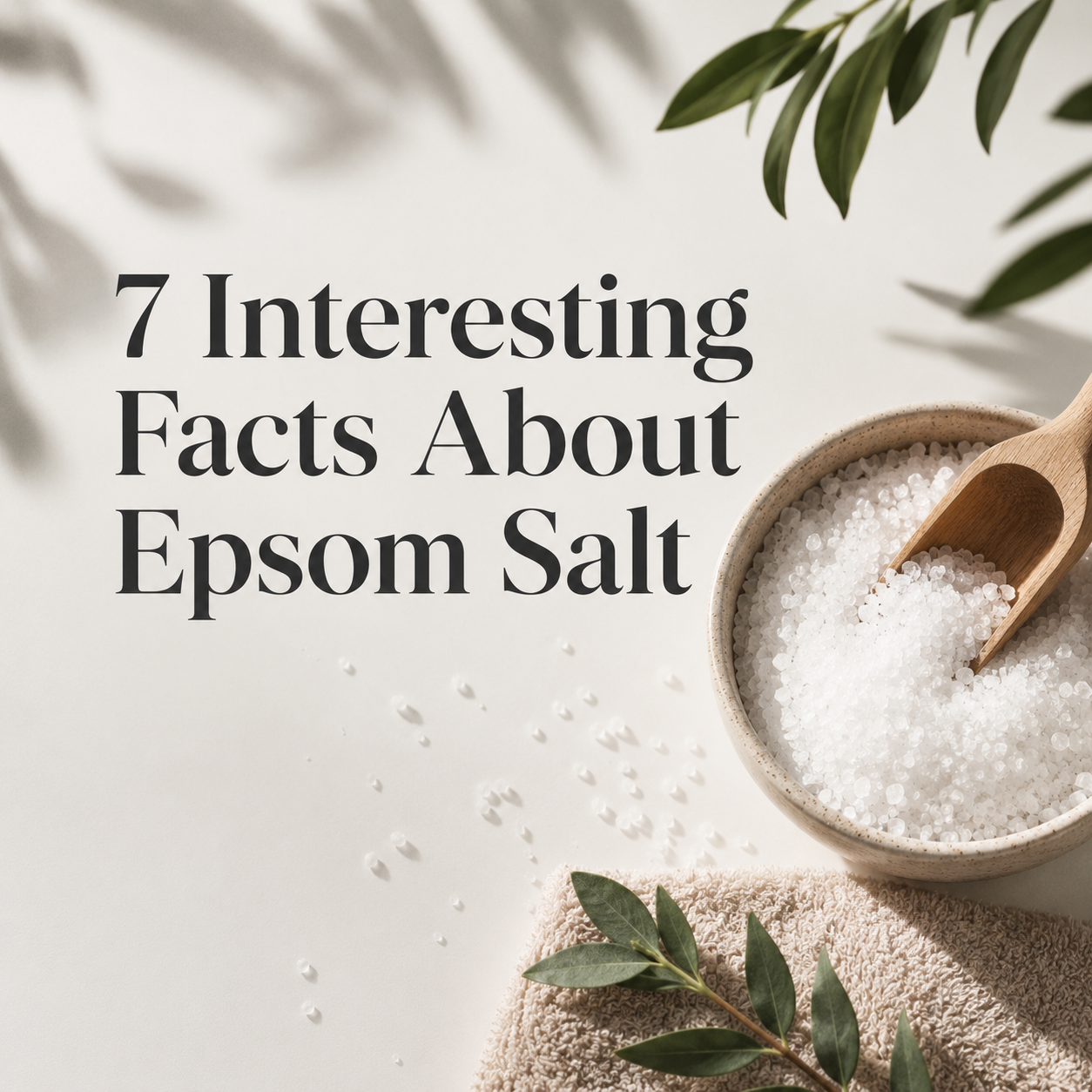 7 Interesting Facts About Epsom Salt